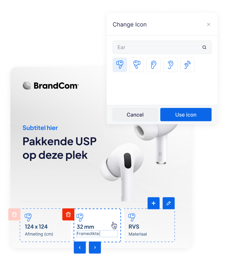 Listing design tool